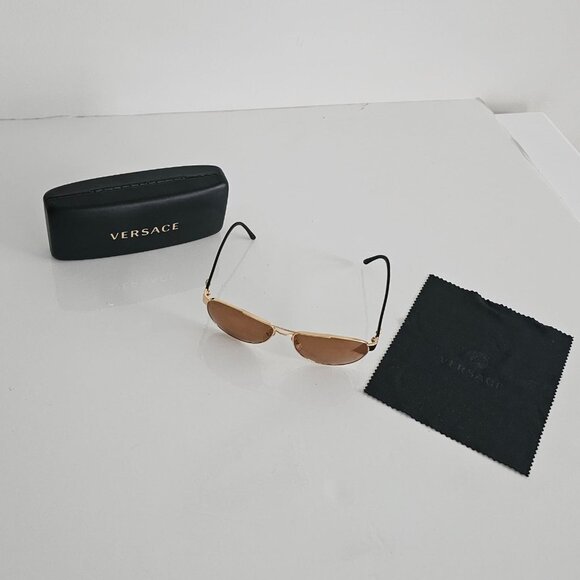 VERSACE SUNGLASSES -AVIATOR STYLE! - Picture 2 of 14